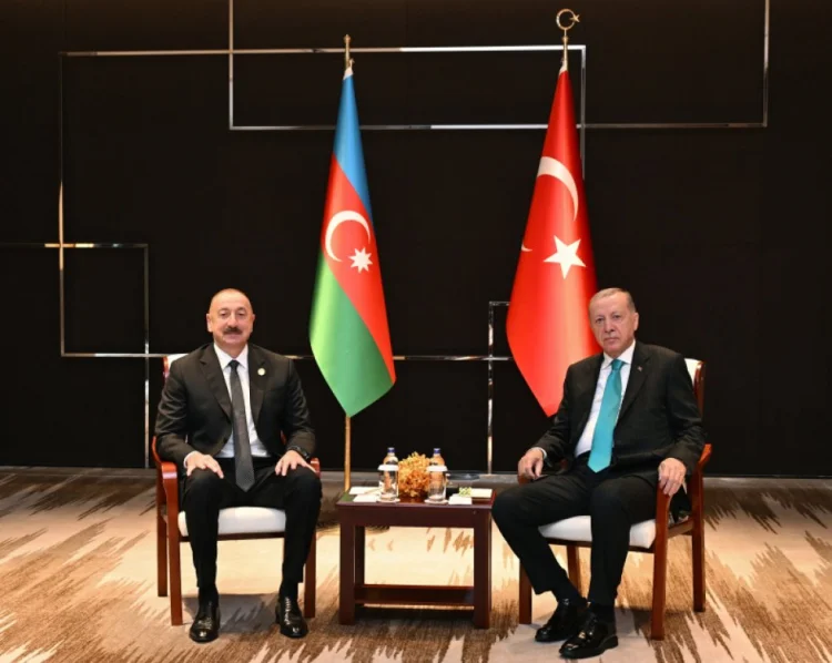 İlham Əliyevin Rəcəb Tayyib Ərdoğanla görüşü olub