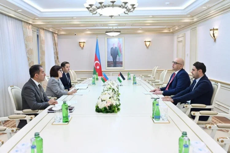 Sahibə Qafarova Fələstinin ölkəmizdəki səfiri ilə görüşüb
