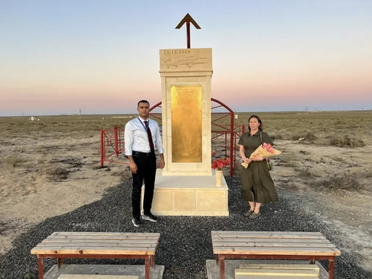 Aktauda AZAL təyyarəsinin qəza yeri ziyarət olunub
