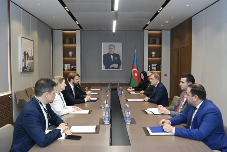 Ceyhun Bayramov ABŞ rəsmisi ilə görüşüb