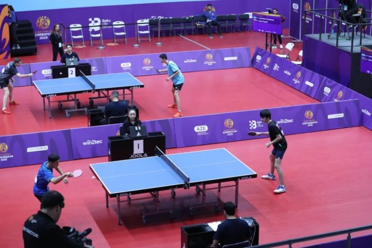 III MDB Oyunları: Stolüstü tennisçilərimiz finala yüksəlib