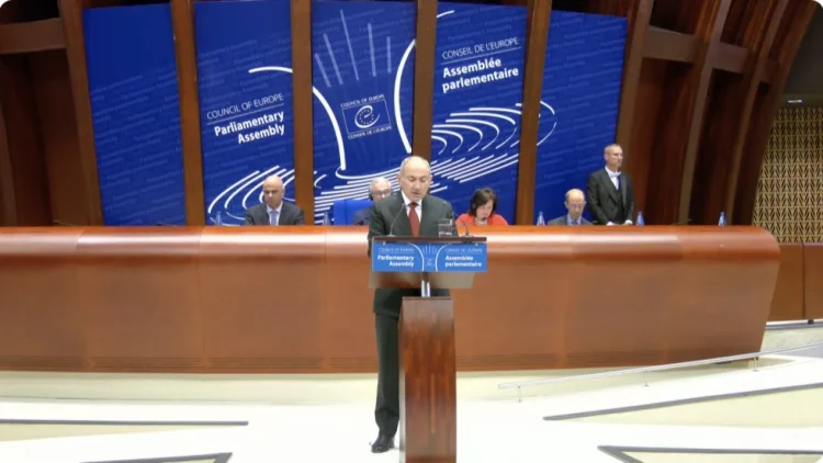 Paşinyan Avropa Şurası Parlament Assambleyasında çıxış edib
