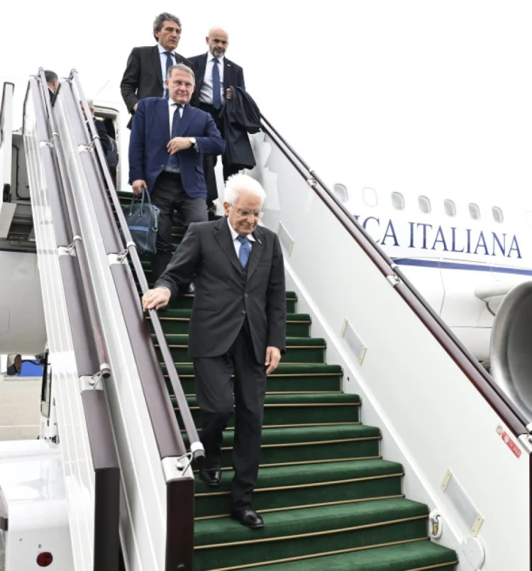 İtaliya Prezidenti Azərbaycana ikigünlük səfərə gəlib