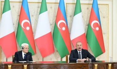 Azərbaycan və İtaliya prezidentlərinin mətbuata bəyanatları