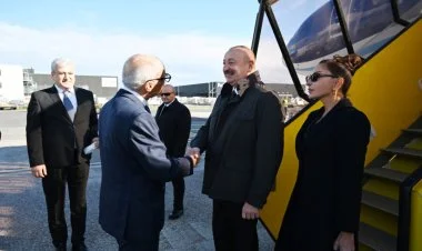 İlham Əliyev Danimarkaya işgüzar səfərə gedib