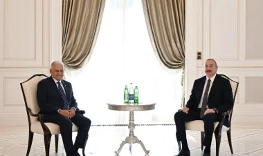 İlham Əliyev Qəbələdə Binəli Yıldırımı qəbul edib
