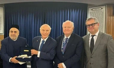 Allahşükür Paşazadə ABŞ-da ravvin Artur Şnayerlə görüşüb