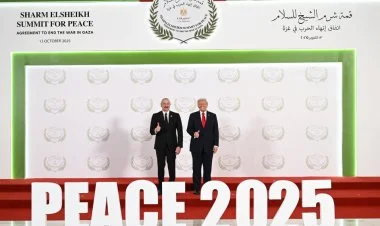 İlham Əliyev Şarm əl-Şeyxdə Donald Trampla görüşüb FOTO