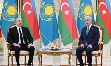 İlham Əliyevin Kasım-Jomart Tokayev ilə təkbətək görüşü olub