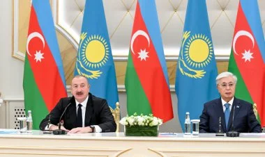 Azərbaycan və Qazaxıstan prezidentlərinin mətbuata bəyanatı