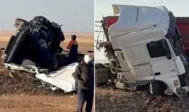 Qazaxıstanda baş verən ağır yol qəzasında 12 nəfər ölüb
