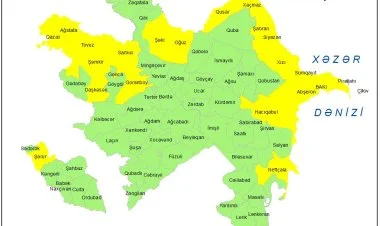 Küləkli hava ilə bağlı sarı xəbərdarlıq verilib