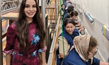 Şuşa məscidi üçün ən böyük dairərəvi xalça toxunur