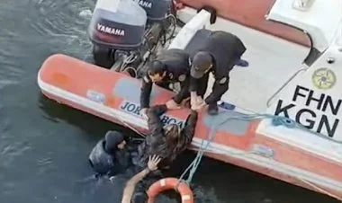 Dənizkənarı Milli Parkda batan 2 nəfər xilas edilib VİDEO