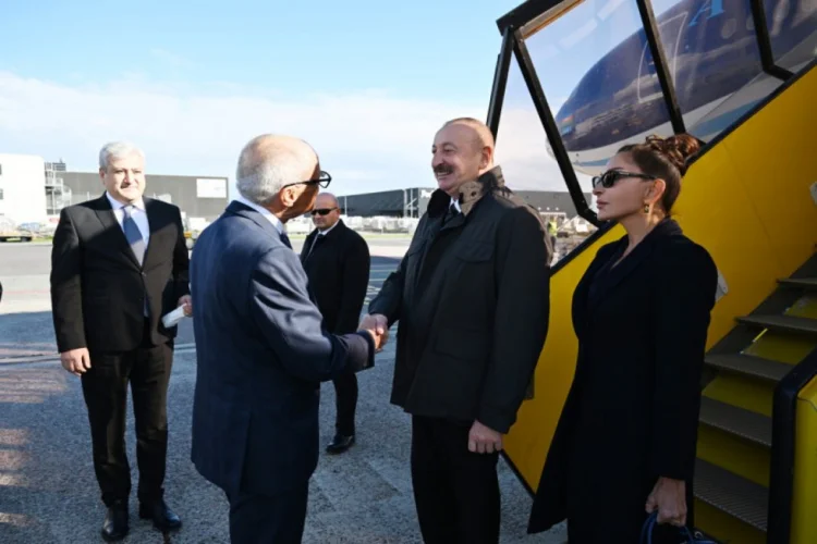İlham Əliyev Danimarkaya işgüzar səfərə gedib