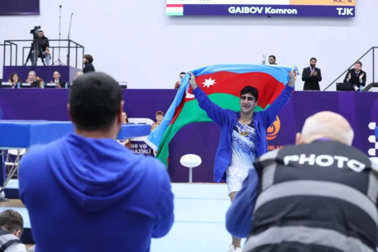 III MDB Oyunları: Azərbaycan gimnastı qızıl medal qazanıb
