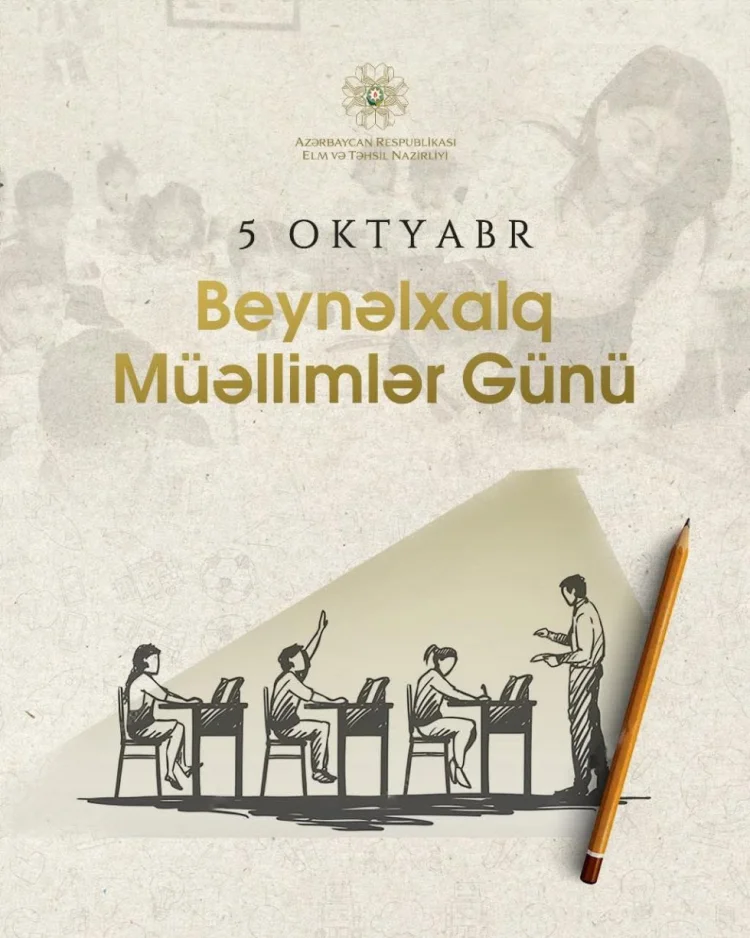 Elm və təhsil naziri müəllimləri təbrik edib
