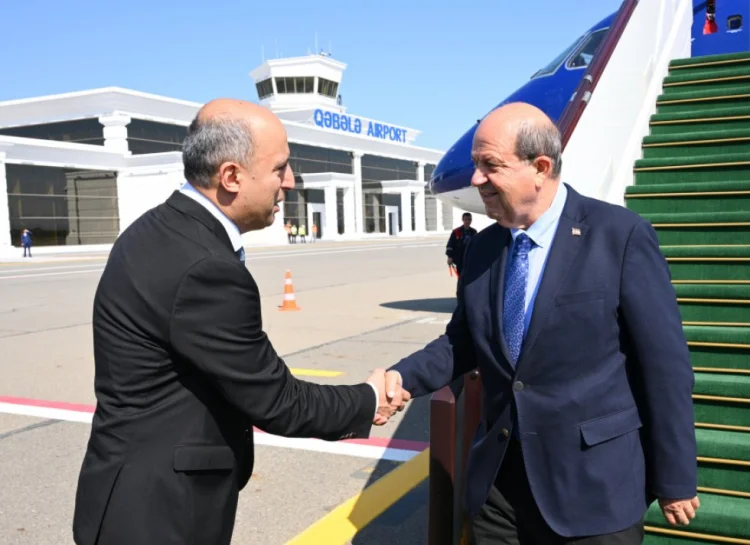 ŞKTC Prezidenti Azərbaycana səfərə gəlib