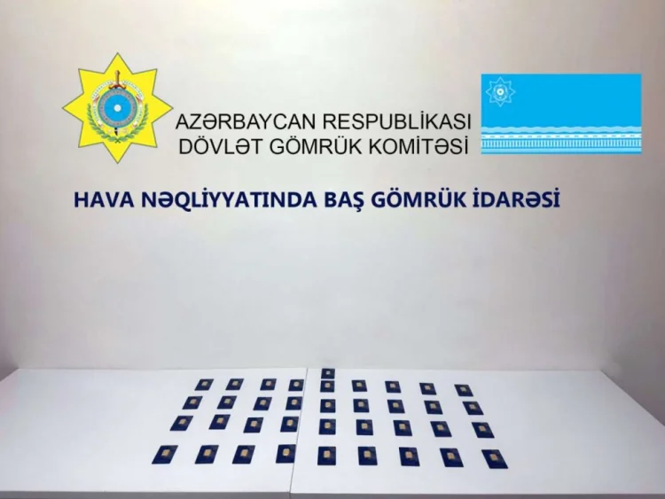 Gömrük nəzarətindən gizlədilən qızıl külçələr aşkar edilib