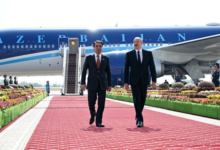 Azərbaycan Prezidenti İlham Əliyev Tacikistana səfərə gəlib