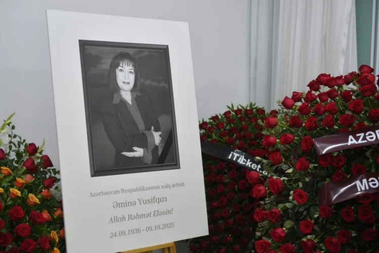 Xalq artisti Əminə Yusifqızı dəfn olunub