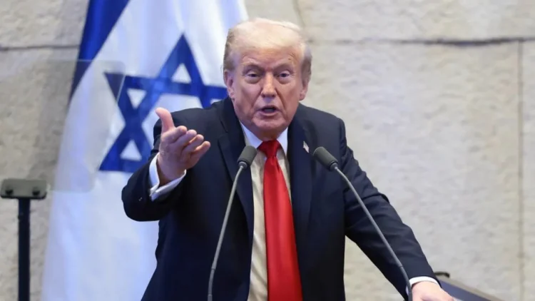 Donald Tramp İsrail Knessetində çıxış edib