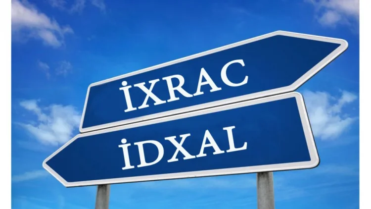 Xarici ticarət dövriyyəsinin müsbət saldosu get-gedə azalır