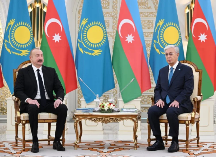 İlham Əliyevin Kasım-Jomart Tokayev ilə təkbətək görüşü olub