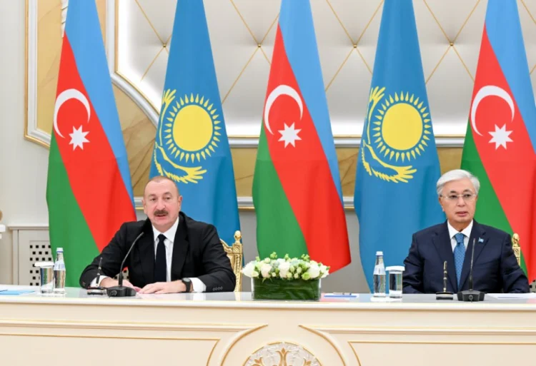 Azərbaycan və Qazaxıstan prezidentlərinin mətbuata bəyanatı