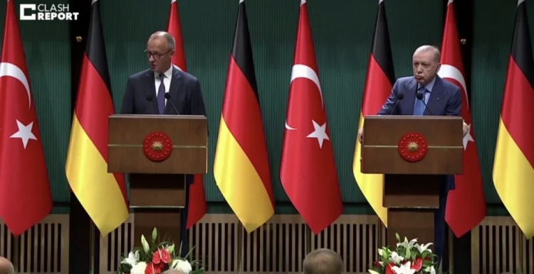 Ərdoğan və Merz birgə mətbuat konfransı keçiriblər