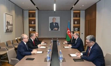 Ceyhun Bayramov Türkiyənin millət vəkili Destici ilə görüşüb