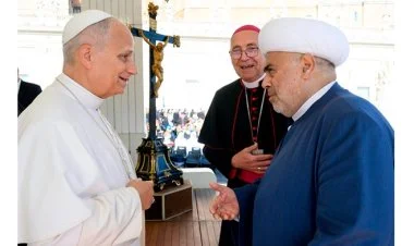 Şeyx Roma Papası ilə görüşündə 8 noyabr Zəfərindən danışıb