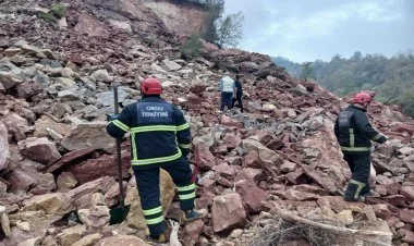 Türkiyədə daş karxanası çöküb, ölənlər var