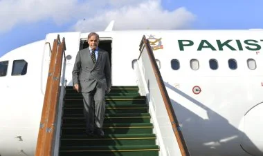 Pakistanın Baş naziri Məhəmməd Şahbaz Şərif Bakıya gəlib