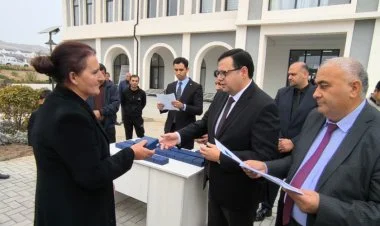 Ağdamın Xıdırlı kəndində mənzillərin açarları verilib