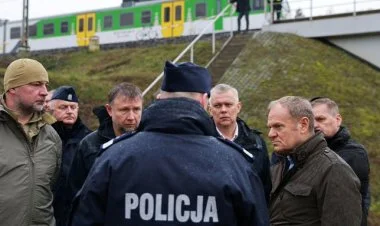 Ukraynanı Polşa ilə bağlayan dəmir yolu xətti partladılıb
