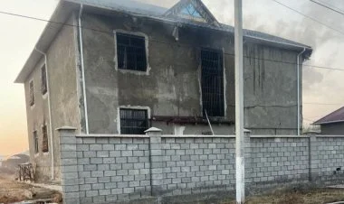 Qazaxıstanda faciə: 9-u uşaq olmaqla 12 nəfər yanğında ölüb