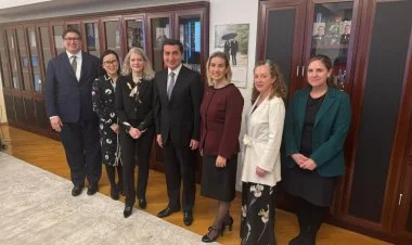 Hikmət Hacıyev ABŞ Dövlət katibinin müavini ilə görüşüb