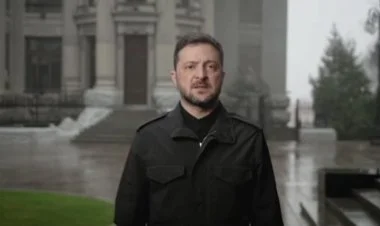 Zelenski sülh planı ilə bağlı xalqa müraciət etdi VİDEO