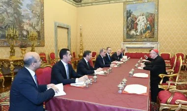 Ceyhun Bayramov Vatikanda görüşlər keçirir YENİLƏNİB