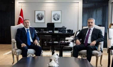 Hakan Fidan Xələf Xələfovla görüşüb