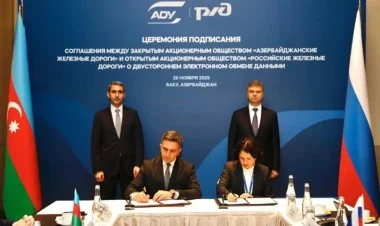 ADY və Rusiya Dəmir Yolları arasında saziş imzalanıb