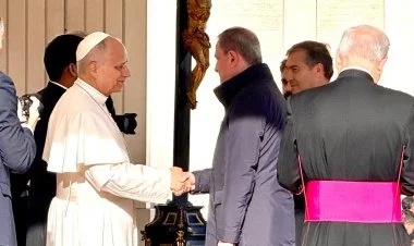 Ceyhun Bayramov Roma Papası XIV Leo ilə görüşüb