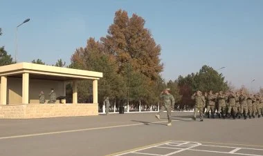 ƏÜO-da hərbi vəzifəlilərlə növbəti təlim toplanışı VİDEO