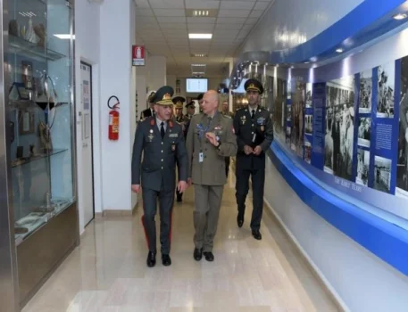 Hərbiçilərimiz NATO Müdafiə Kolecini ziyarət edib