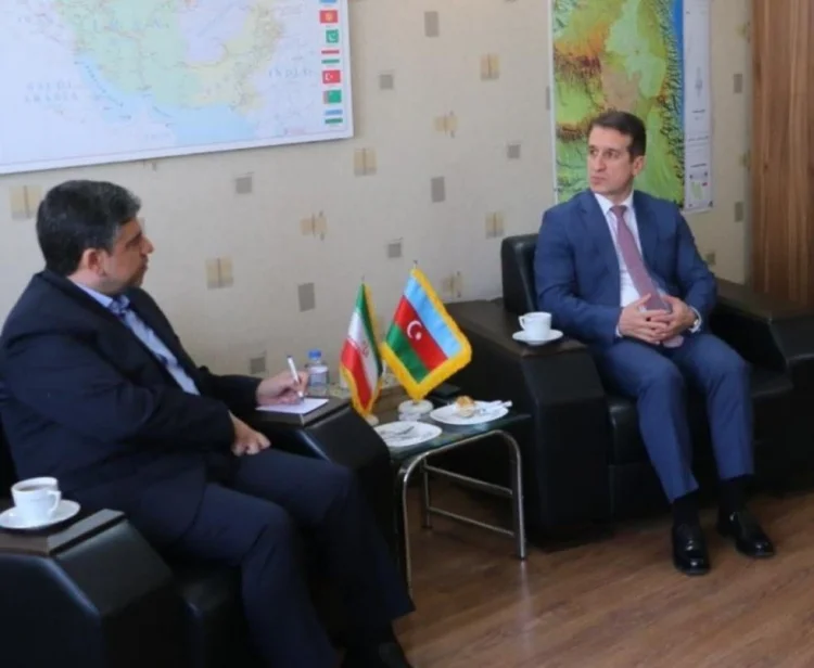 İrandakı səfirimiz Ərdəbilin qubernatoru ilə görüşüb