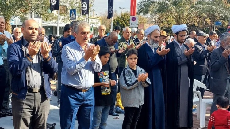 Tehranda yağış yağması üçün kollektiv dua edildi