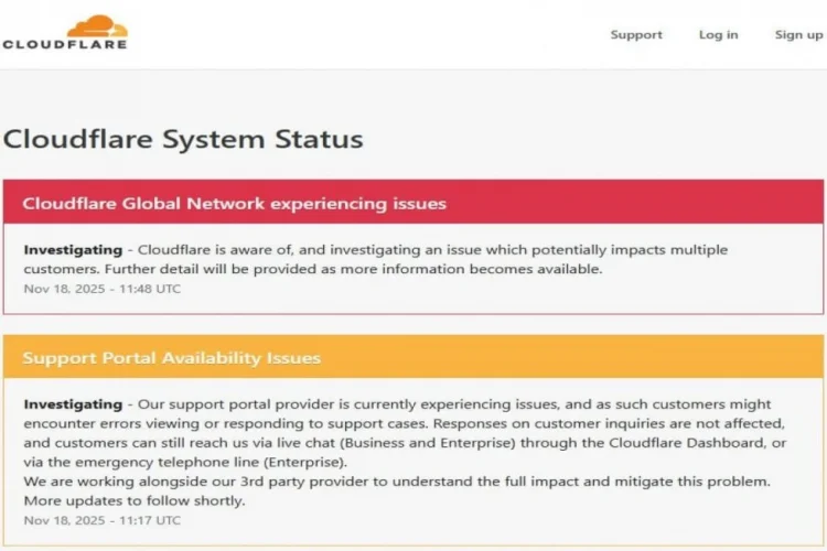 Dünya miqyasında veb saytlara giriş problemləri yaranıb