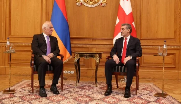 Ermənistan prezidenti Vahaqn Xaçaturyan Gürcüstana gəlib