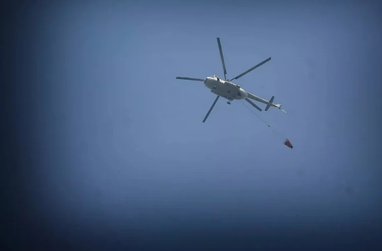 Gürcüstanda meşə yanğını başlayıb, helikopterlər cəlb olunub